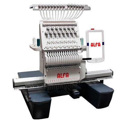 ALFA AX15 MAQUINA DE BORDAR 15 AGUJAS